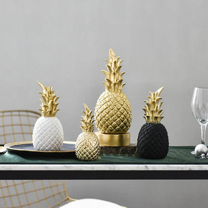 Ornament decorativ ananas lucios